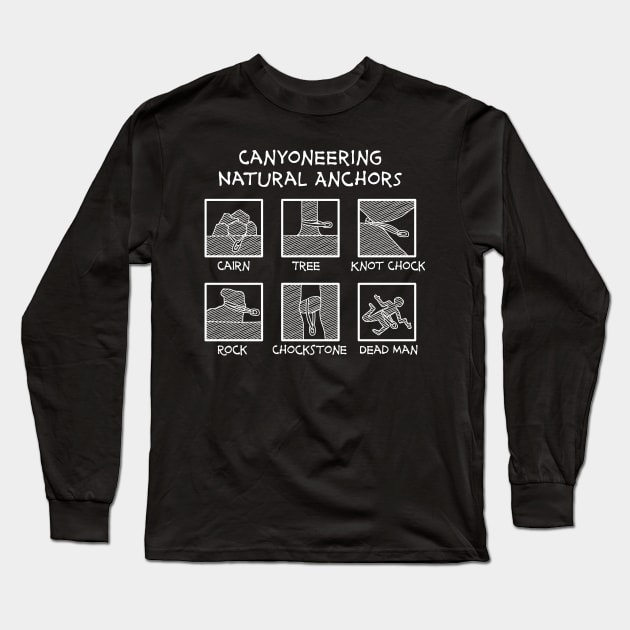 Canyoneering Natural Anchors New Long Sleeve T-Shirt by TheWanderingFools